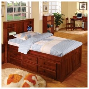 Solid Wood Captains Bed Twin - Ideas on Foter