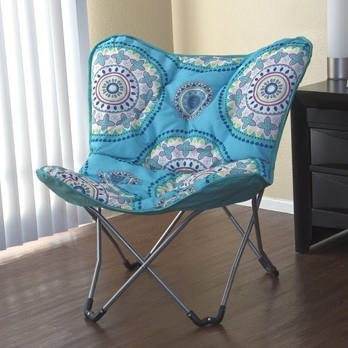 Padded Butterfly Lounge Chair Dorm Room Bedroom Folding Stylish Design New