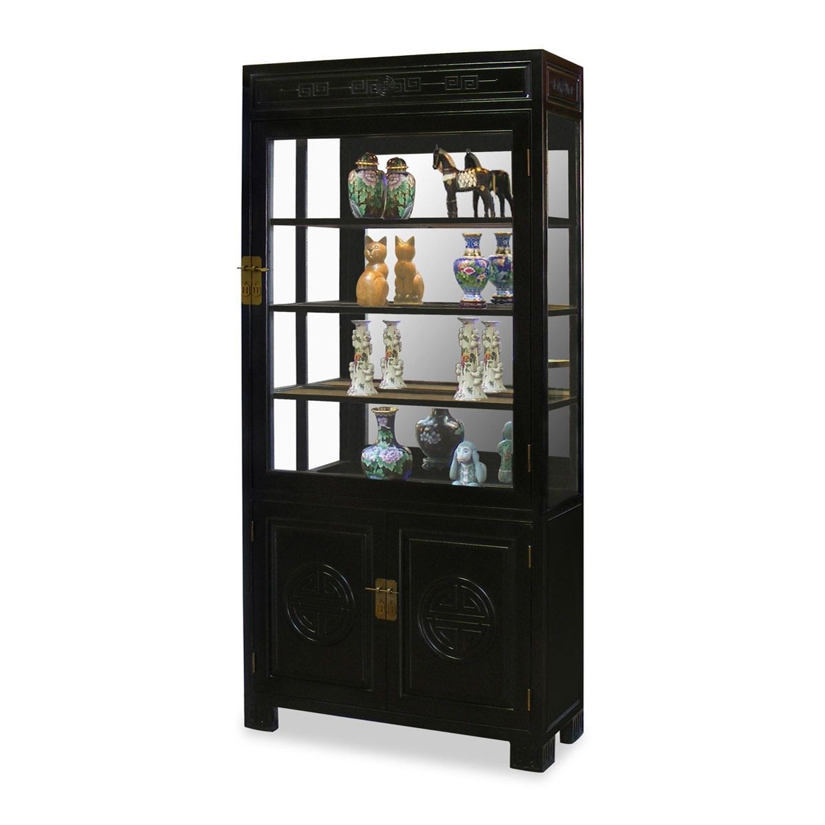 42in Longevity Design Elmwood Cabinet - Black