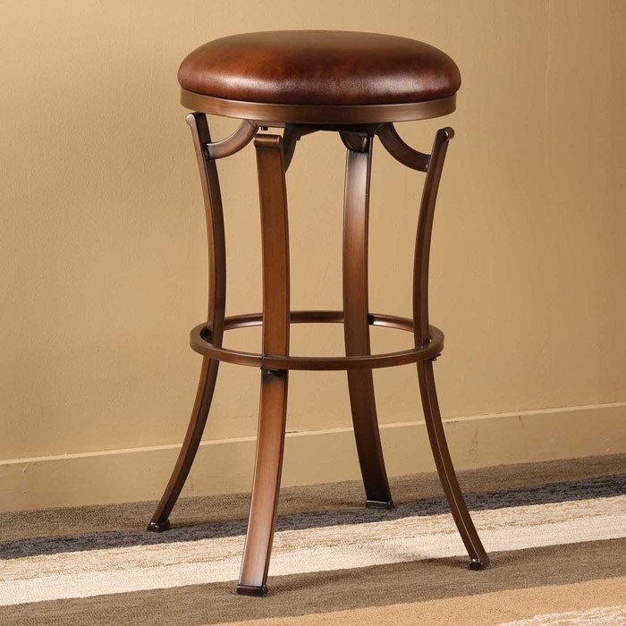 Backless Swivel Stool (26 in. Counter Height)