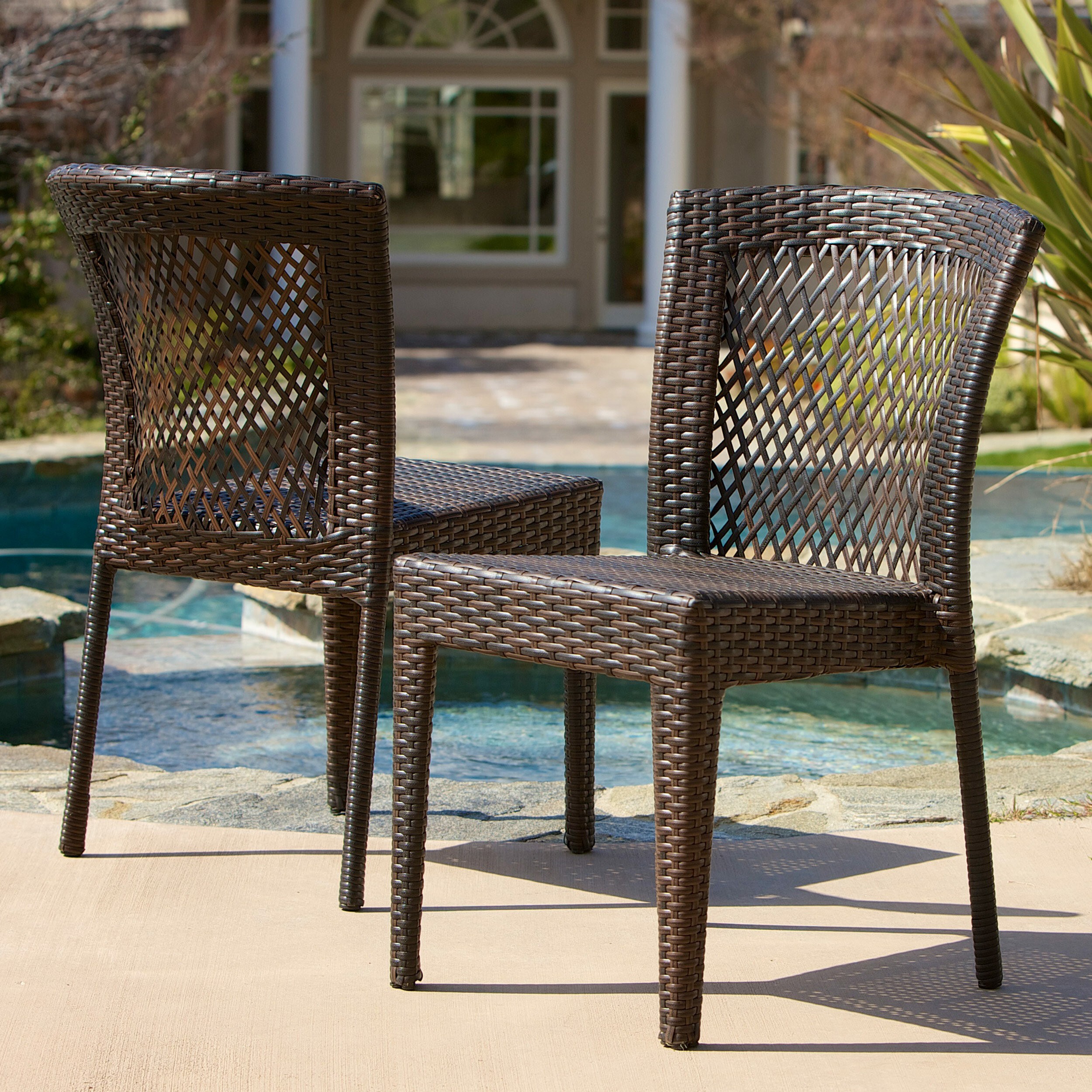 Best Selling Dawn Outdoor Wicker Chairs, Set of 2