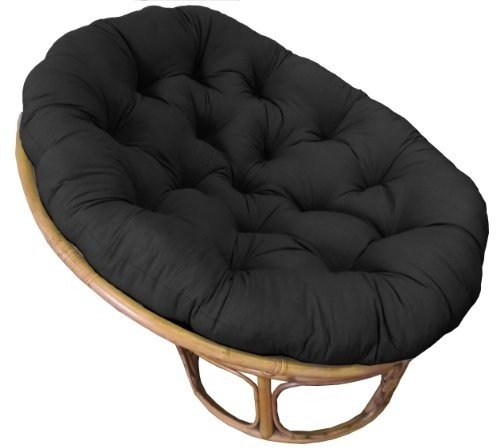 black comfy chair