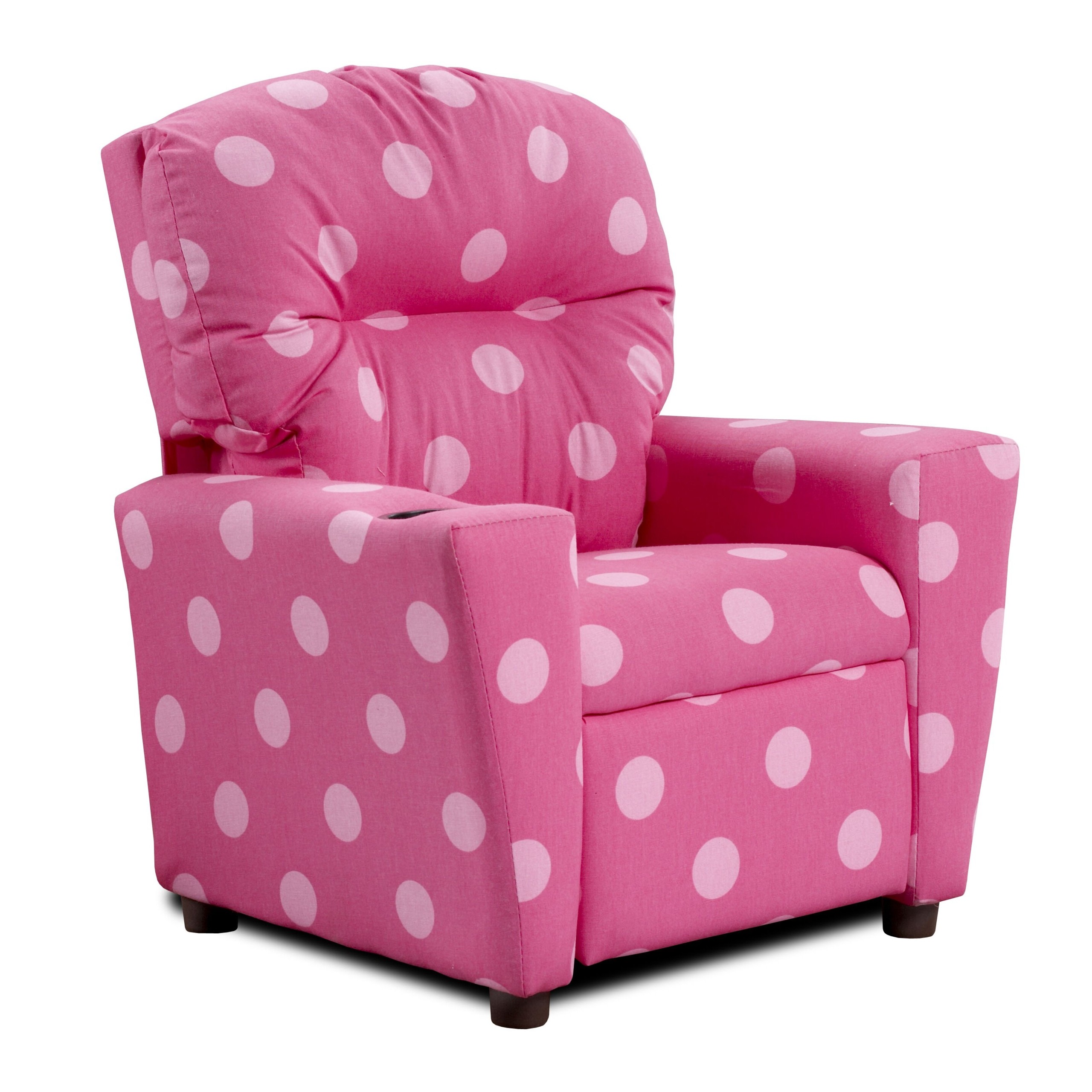 Designer Collection Kid's Recliner (Bright Candy Pink) (28"H x 24.5"W x 23"D)