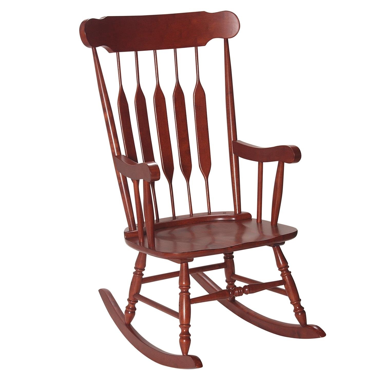 GiftMark Adult Rocking Chair, Cherry