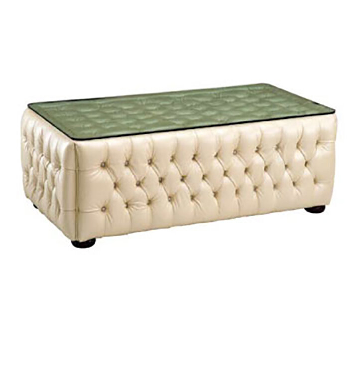 tufted ottoman coffee table