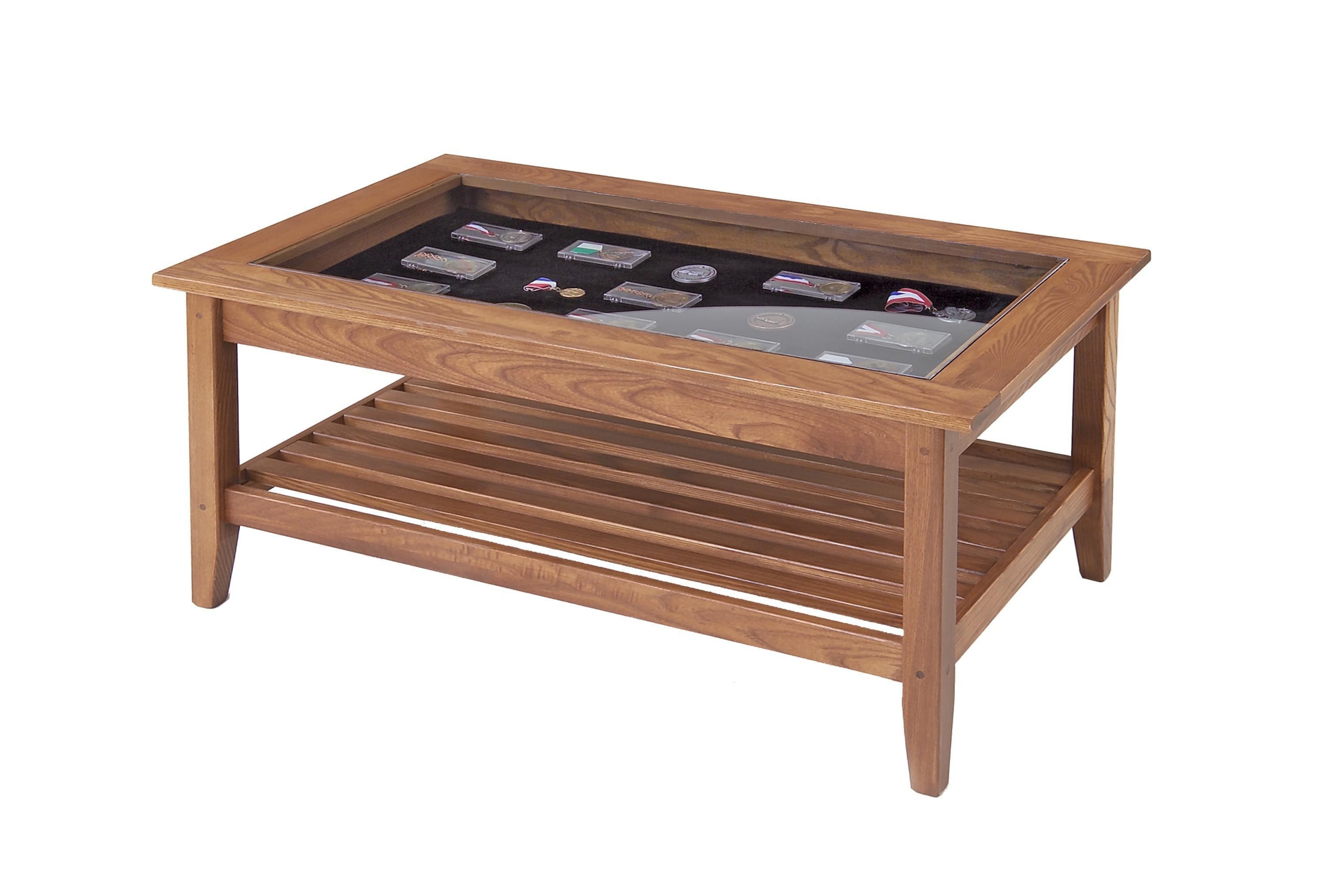 Coffee table deals with glass insert