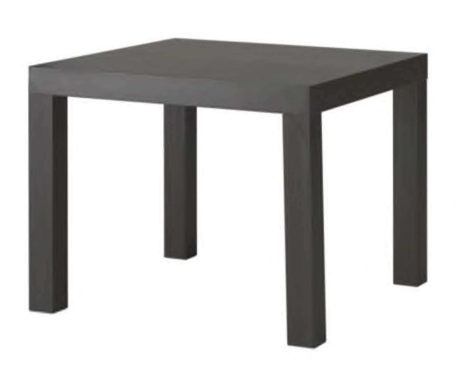 Ikea Lack Side Table Black- Brown 2pk
