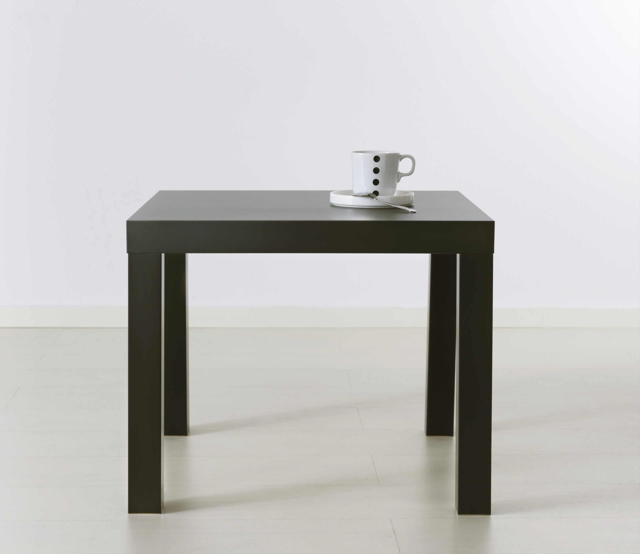Ikea Lack Side Table with Extension Legs (Black)
