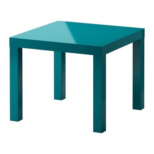 Lack, Side Table, High Gloss, turquoise
