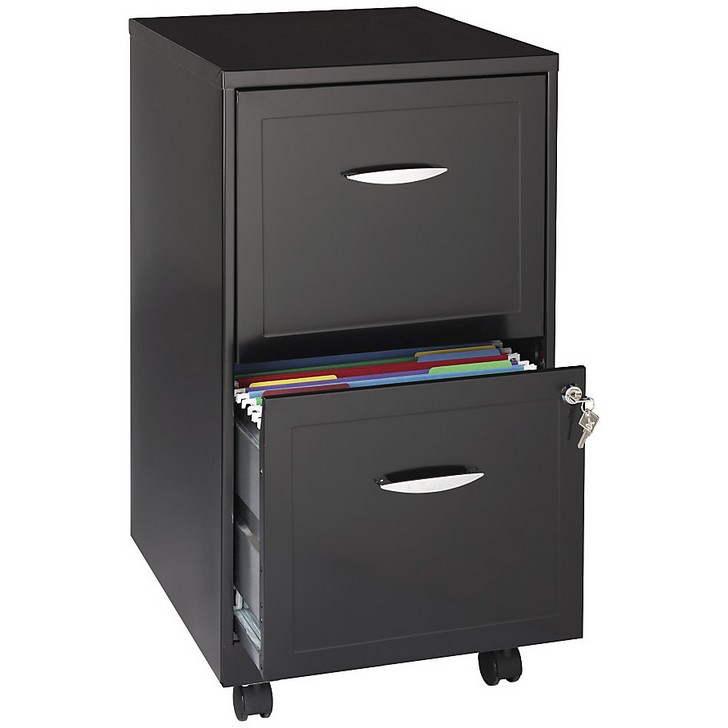 OfficeMax Two-Drawer Mobile File