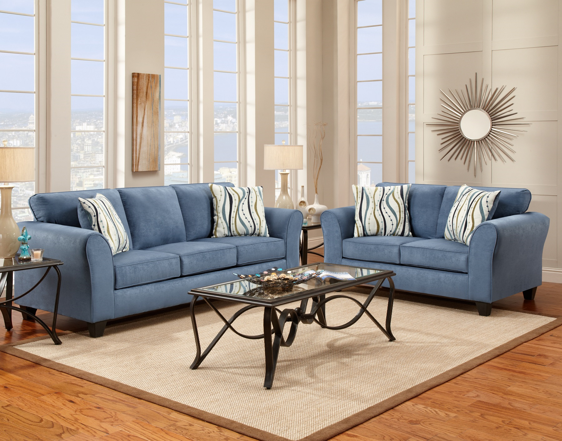 Blue Sofa Set - Ideas on Foter