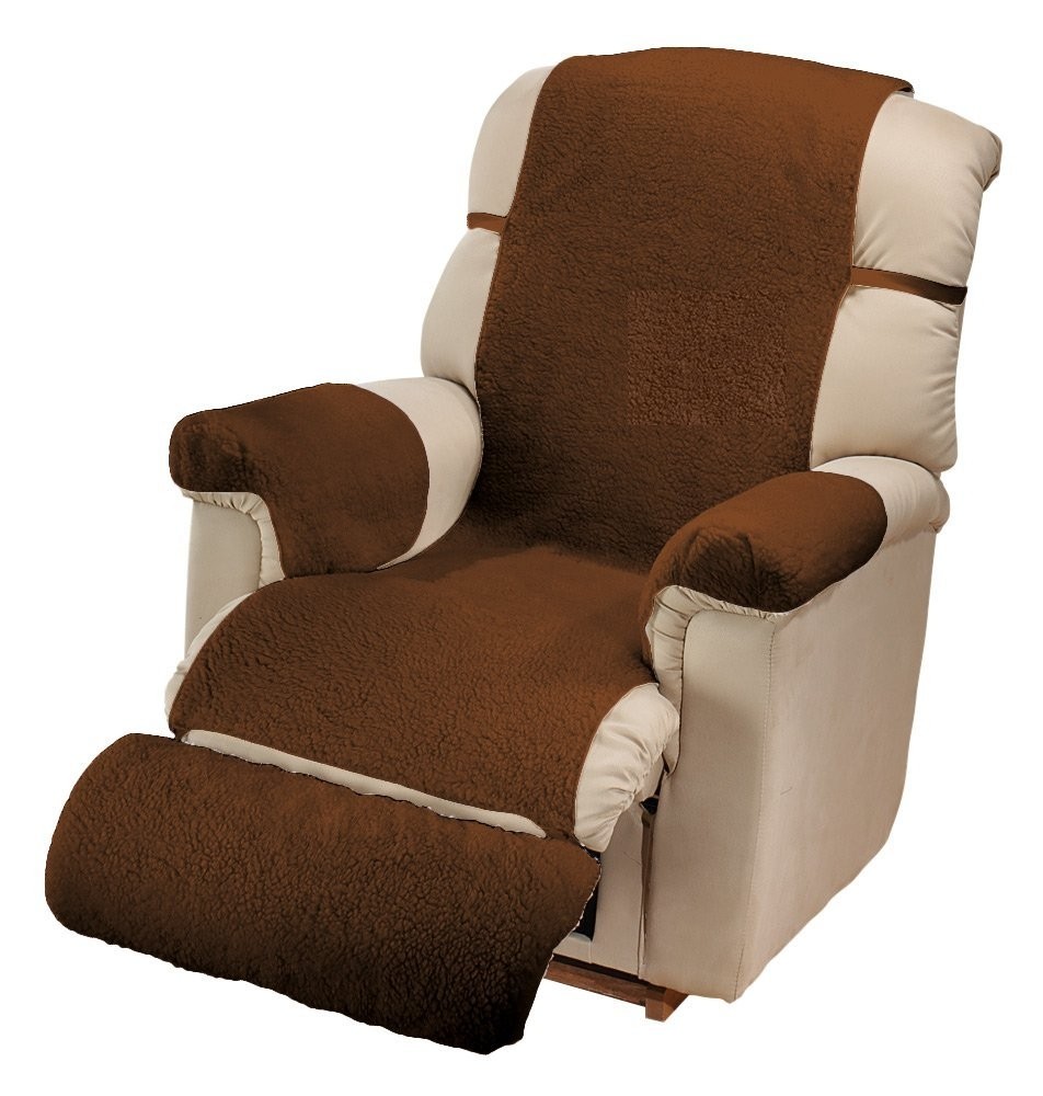 Sherpa Recliner Cover By Miles Kimball 1 