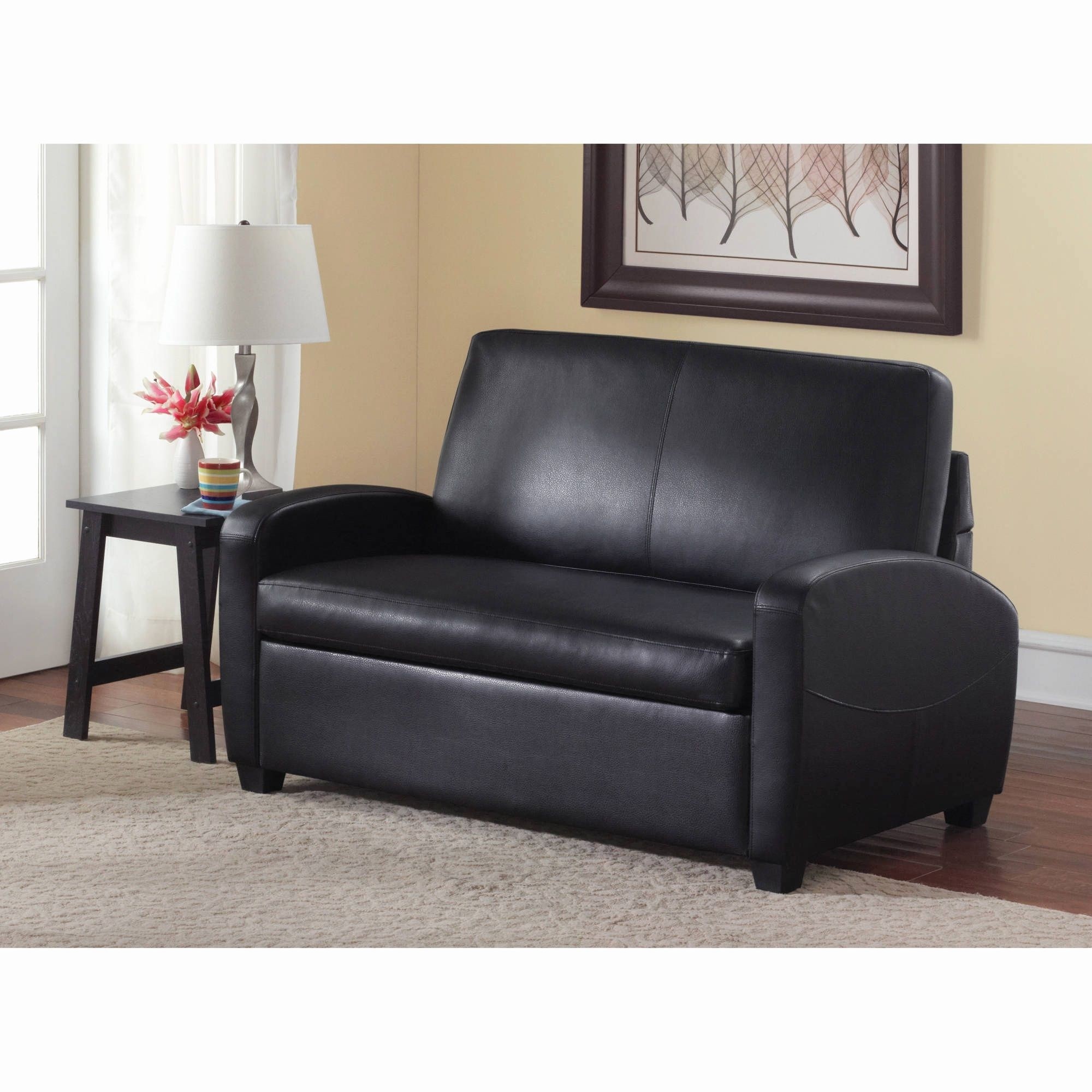 Sofa Sleeper Convertible Couch Loveseat Chair Recliner Futon Black Twin Bed Guest