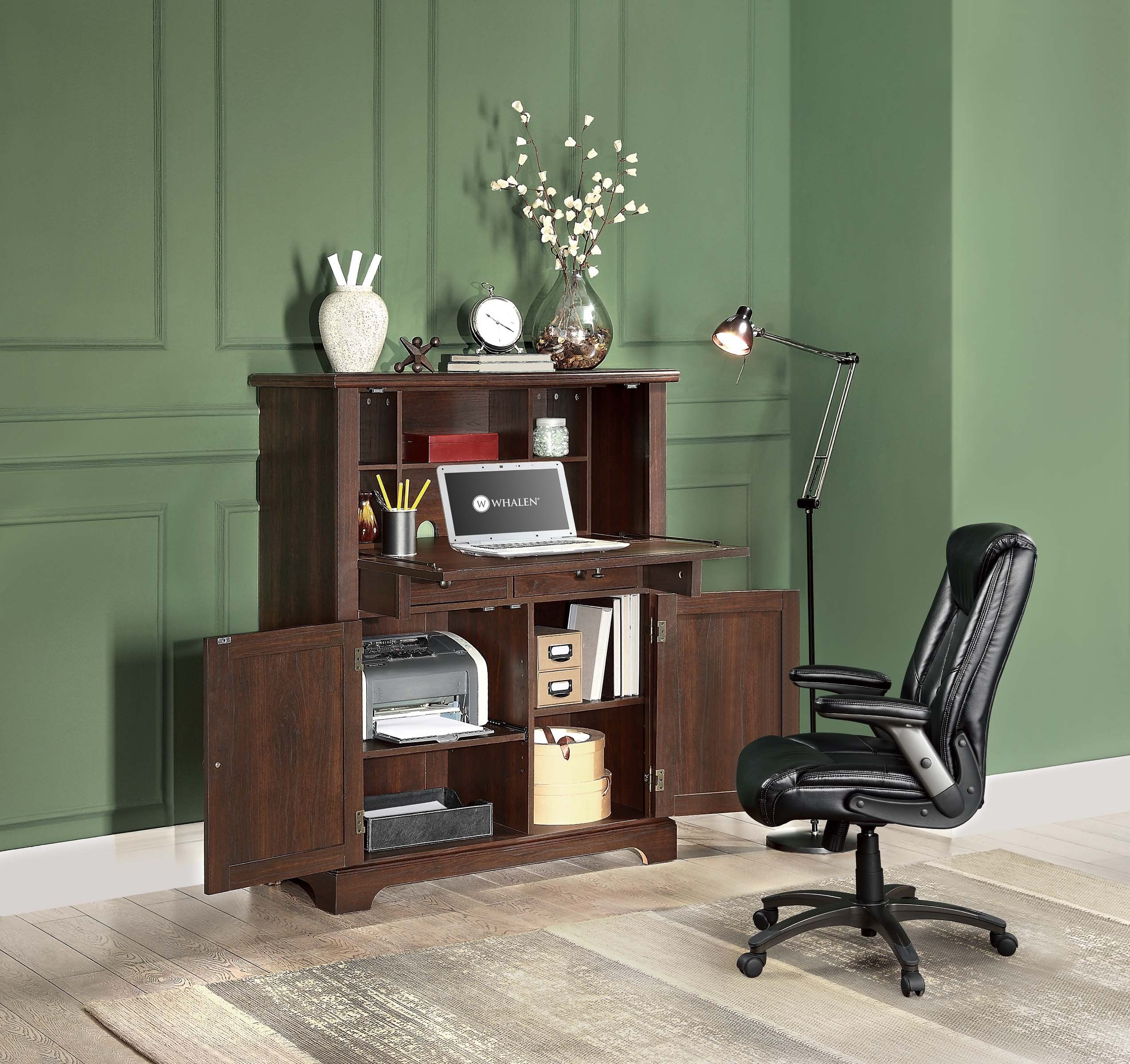 Whalen Furniture JCS20501-B Wesleyan Drop Lid Secretary Desk