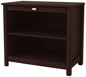 nightstand shelf open cherry dark ameriwood pull foter distinguishes itself
