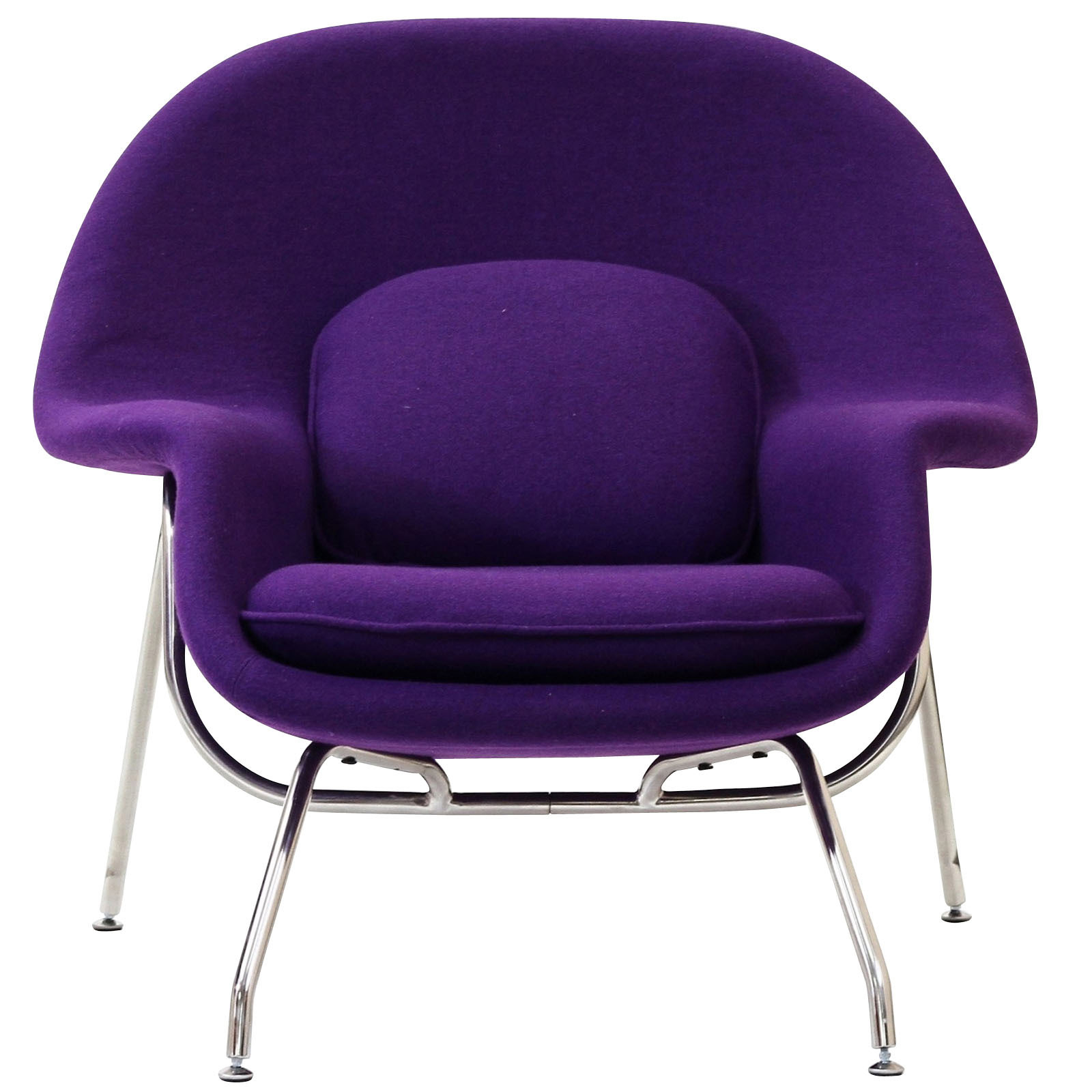 Purple Eero Saarinen Womb Lounge Accent Chair FMP25843