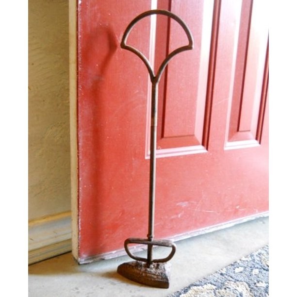 21 1/2" Vintage Look Iron Cast Iron Doorstop with Handle