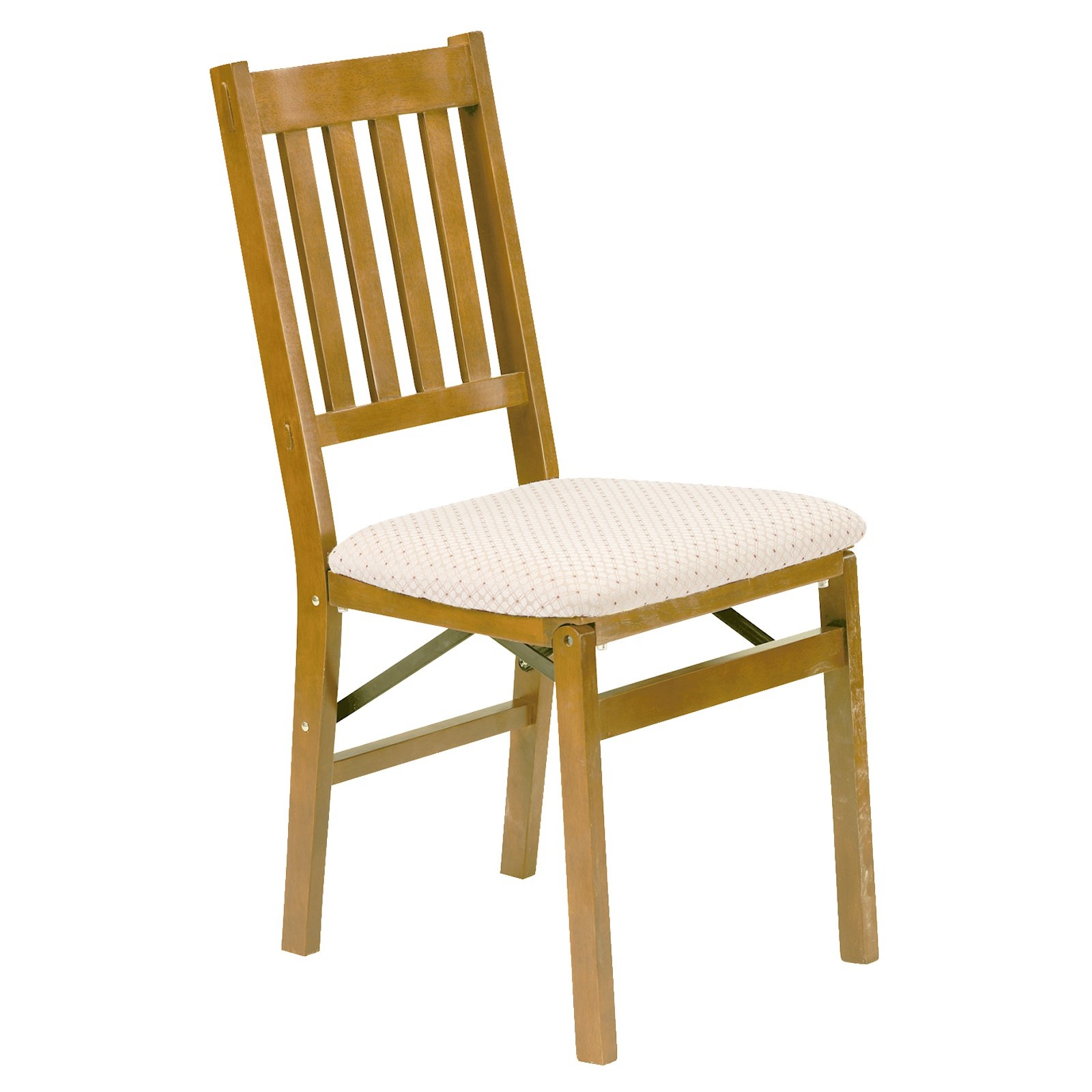 stakmore slat back folding chair