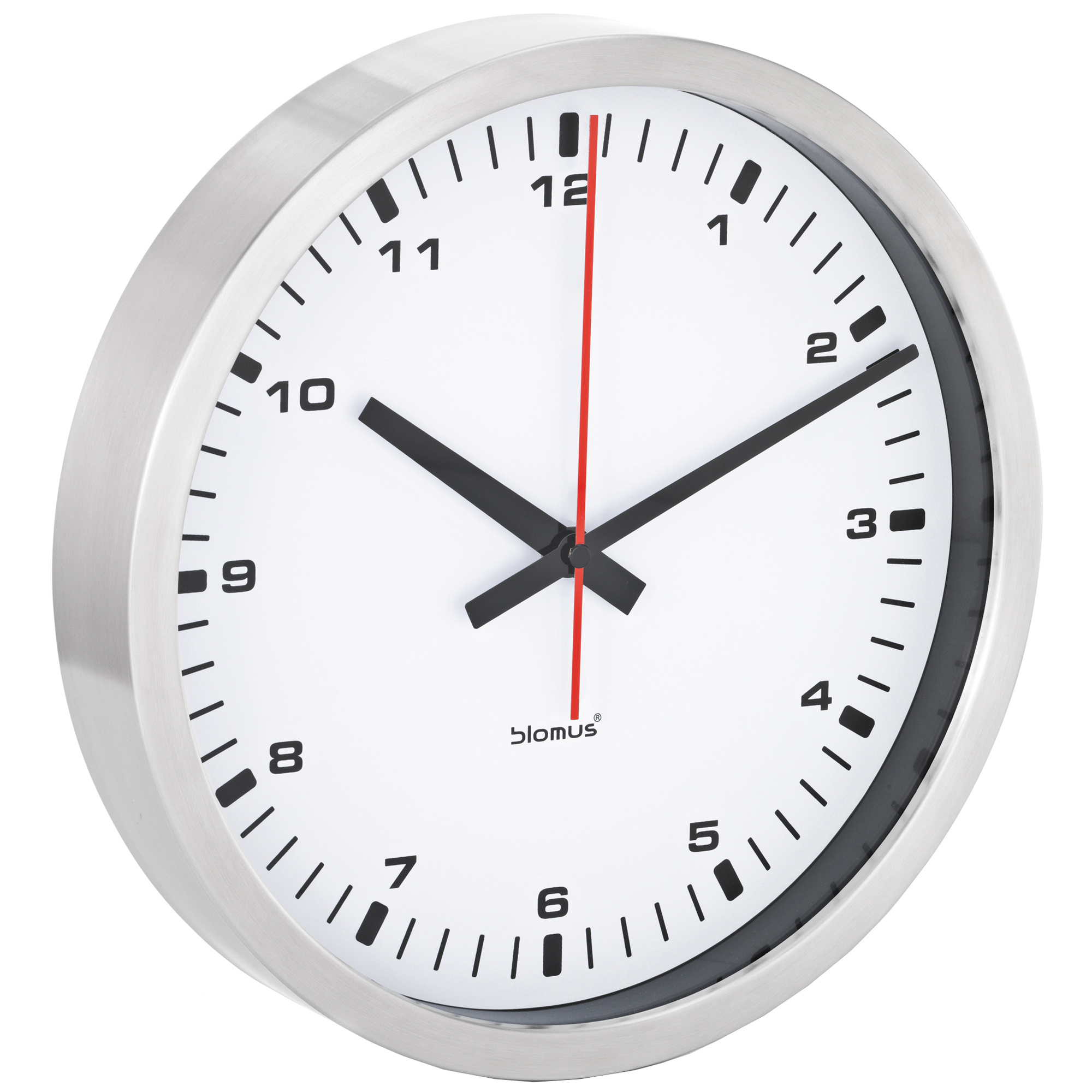 Blomus 63211 Era Wall Clock, 40cm, 15.7" Large, White