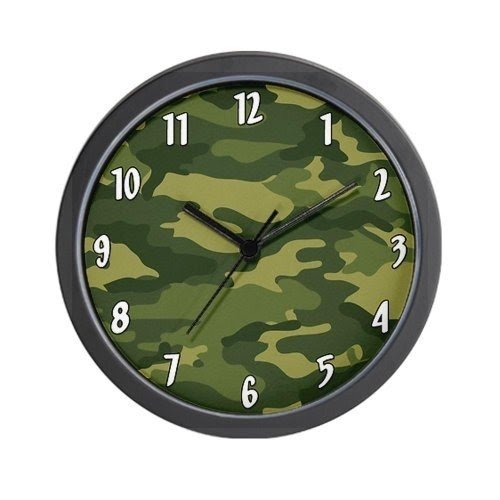 CafePress Military Camo Pattern Wall Clock - Standard Multi-color