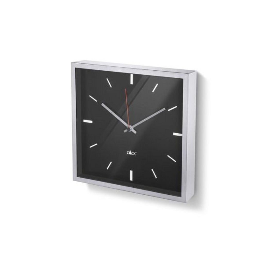 Durata Square Quartz Wall Clock Color: White