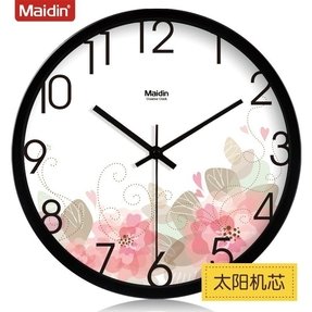 Hippih 10 Inch Silent Nonticking Wall Clock Metal Frame Glass Coverb Continue To The Product At The Image Link This Is A Wall Clock Wall Clock Glass Clock