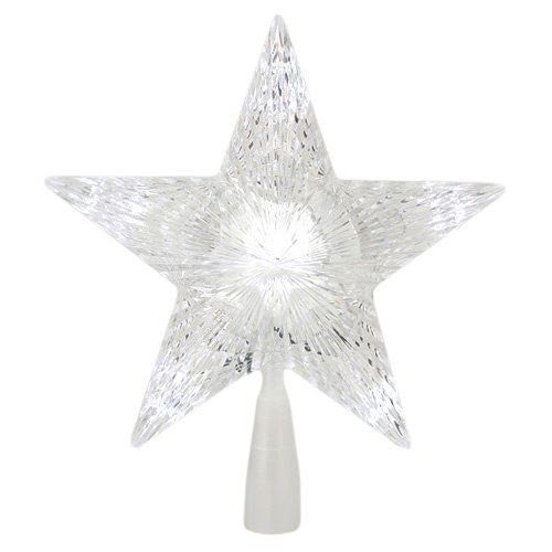 Sterling 10" LED Crystal Star Tree Topper