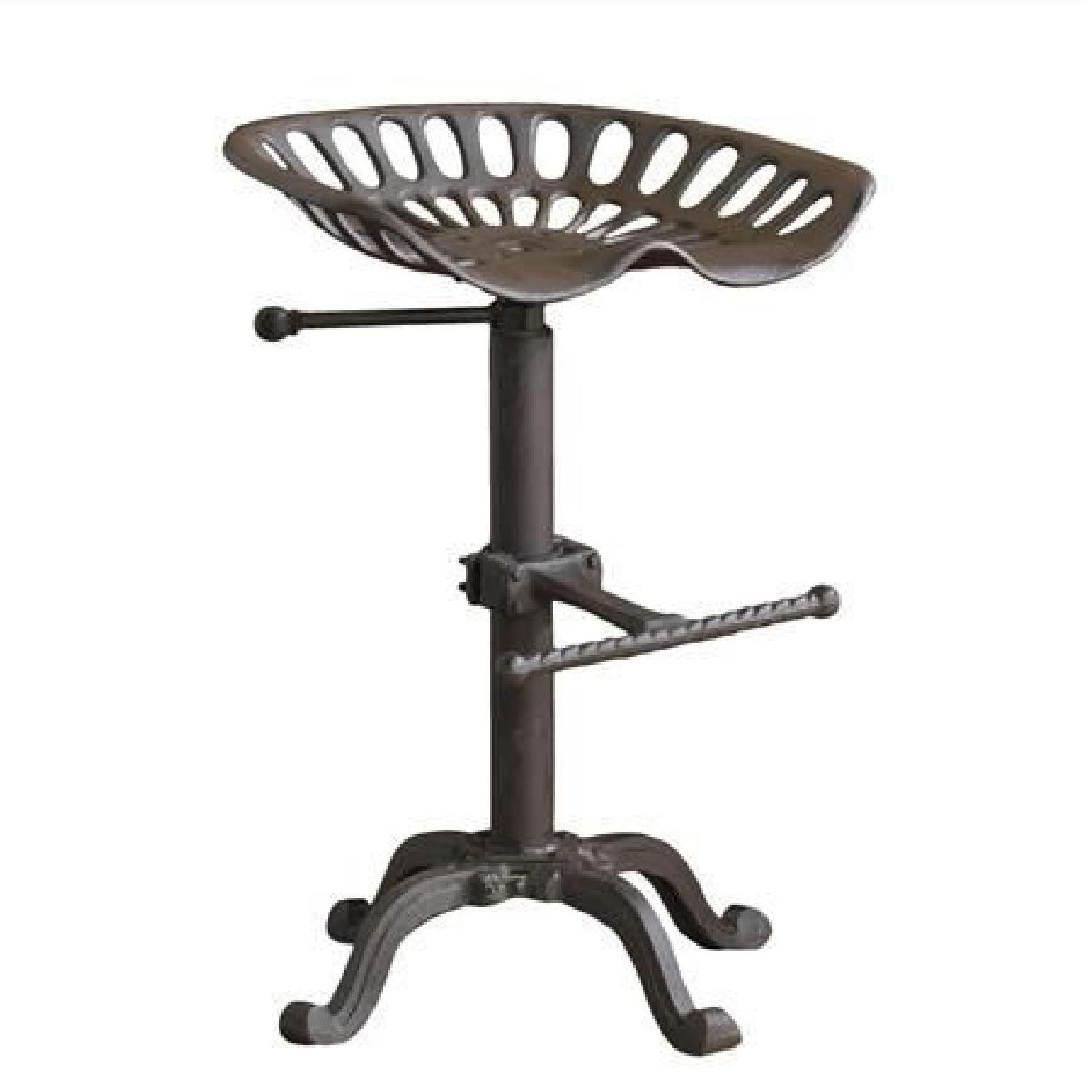 Adjustable Industrial Tractor Seat Stool Eclectic Bar Stools And Counter Stools