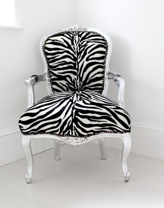 Animal print chairs
