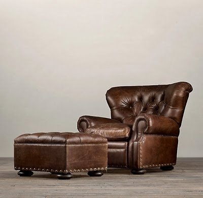 Antique leather chairs 17