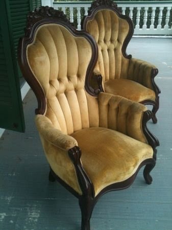 Antique parlor chairs 1