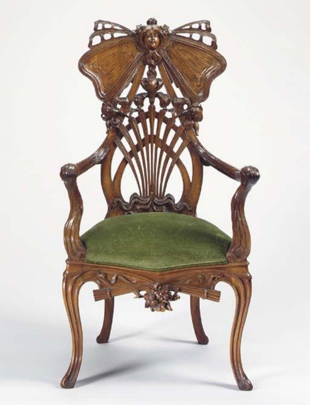 Carved mahogany chairs 1
