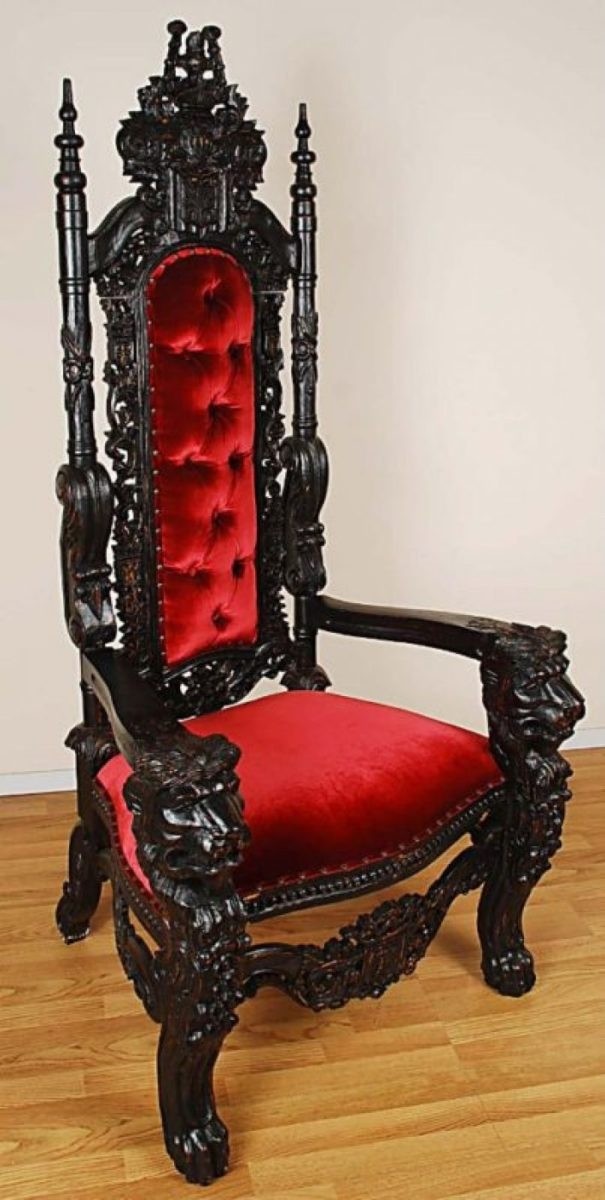 gothic throne chairs for sale