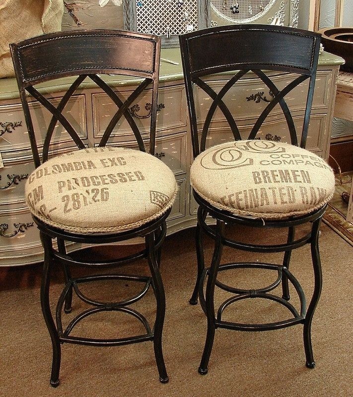 Rod iron on sale counter stools