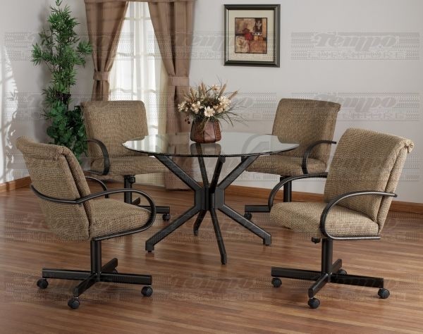 Dining room chairs with casters 9