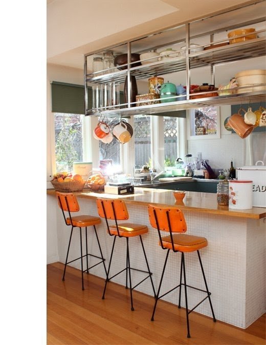 DIY Modern Counter Height Chairs — the Awesome Orange