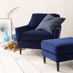 Velvet Accent Chairs Foter Everett Upholstered Chair