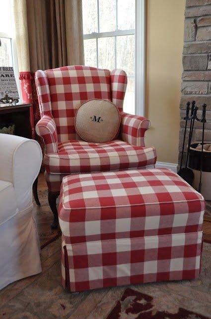 Found a sofa and love seat in gingham gotta get