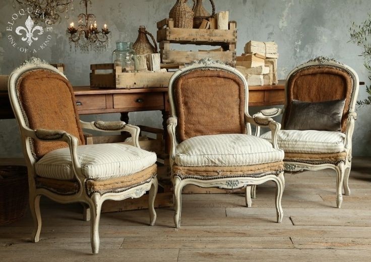 French country upholstered chairs 2