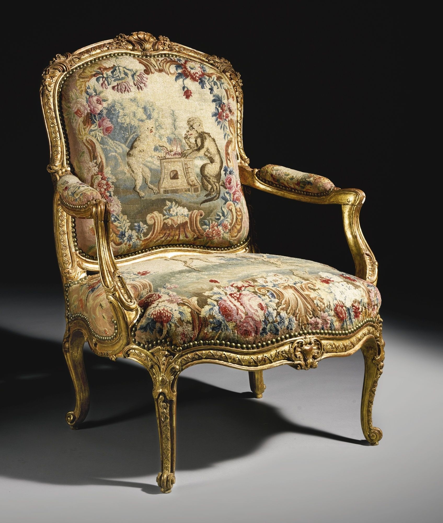 French louis xv chairs