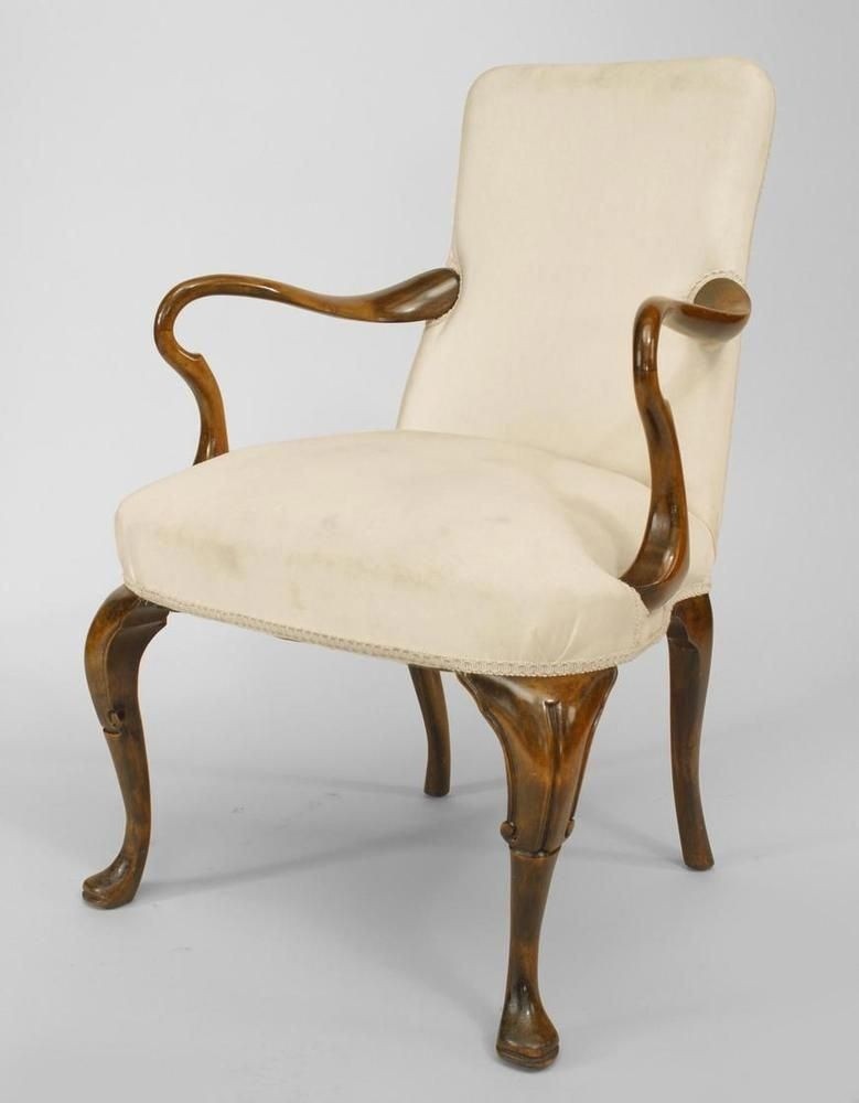 Furniture queen anne arm chair 4