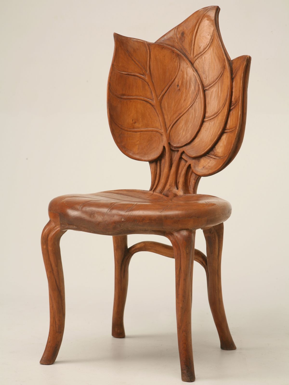 Hand carved chair 1