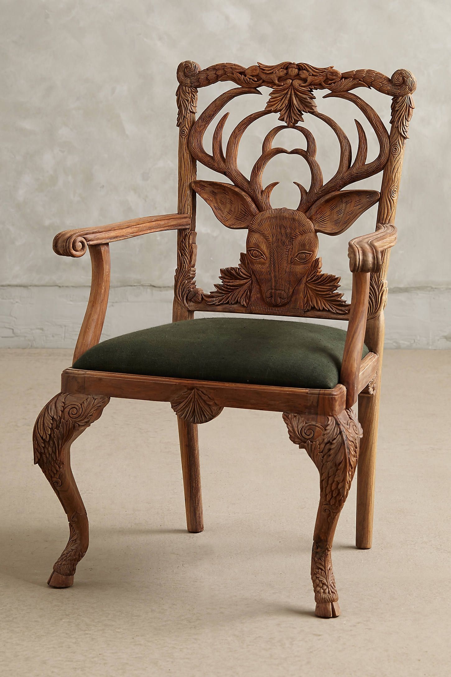 Hand carved chair 5