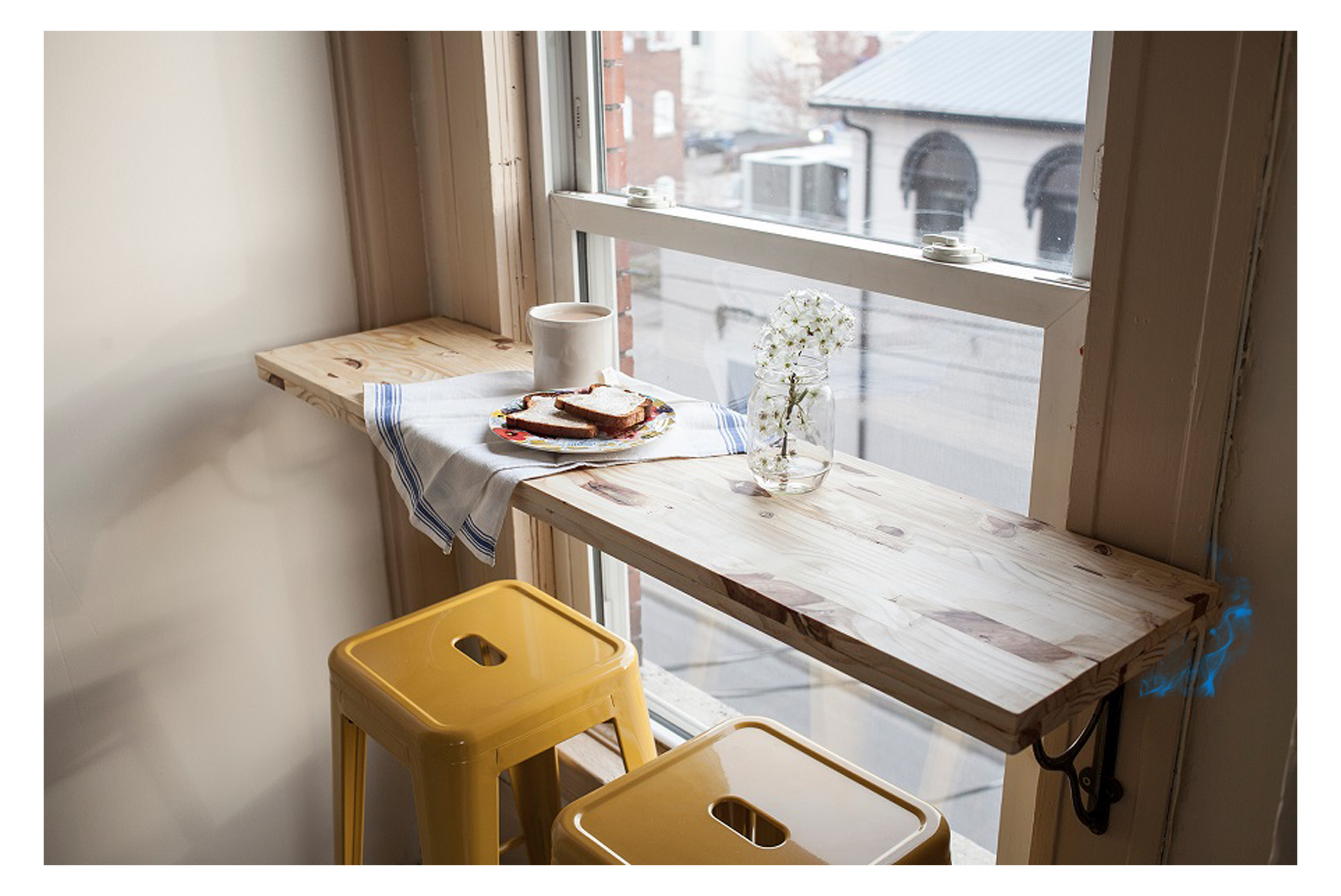 how to make kitchen bar table