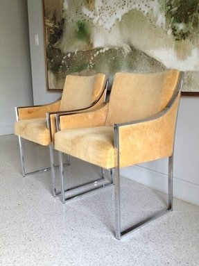 Chrome Dining Room Arm Chair Foter Leather And Chrome Chair