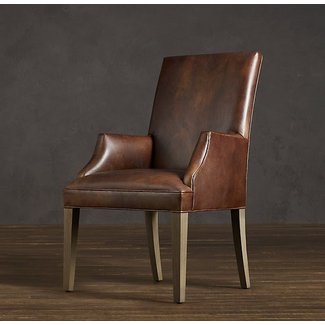 Leather Dining Room Chairs With Arms Ideas On Foter