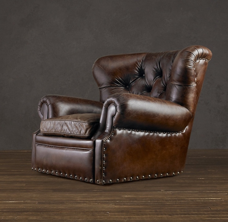 Leather cigar chair 1
