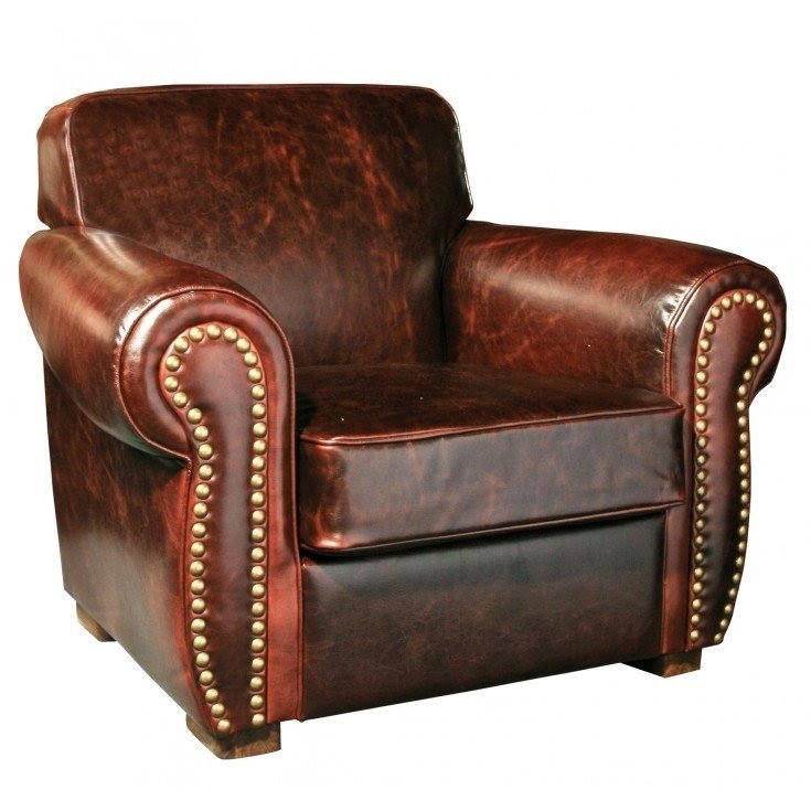 Leather cigar chair 2