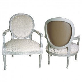 Louis Xvi Style Arm Chairs
