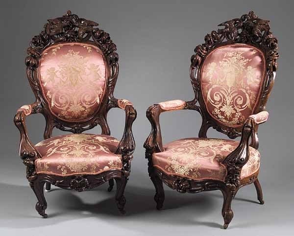 Old victorian chairs